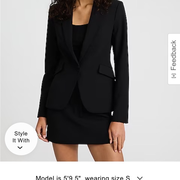 Express Black Blazer Professional Tailoring - Picture 1 of 2
